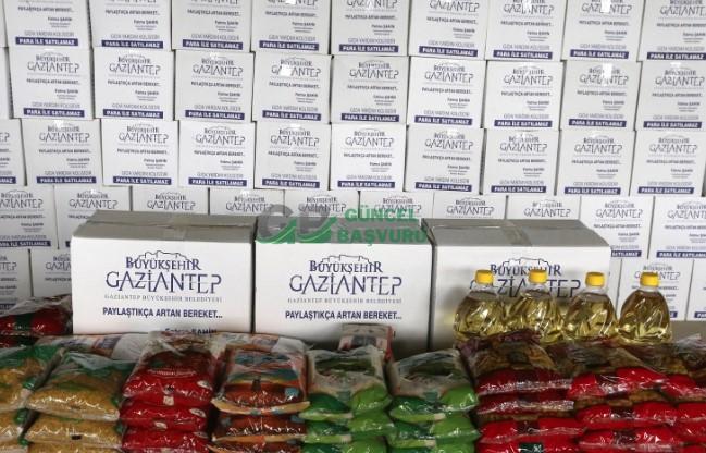 Gaziantep Büyükşehir Belediyesi Yardım Başvurusu - Gıda, Para ve Erzak Kolisi Yardımı